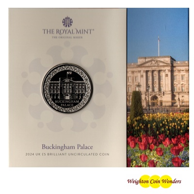 2024 BU £5 Coin Pack - Buckingham Palace
